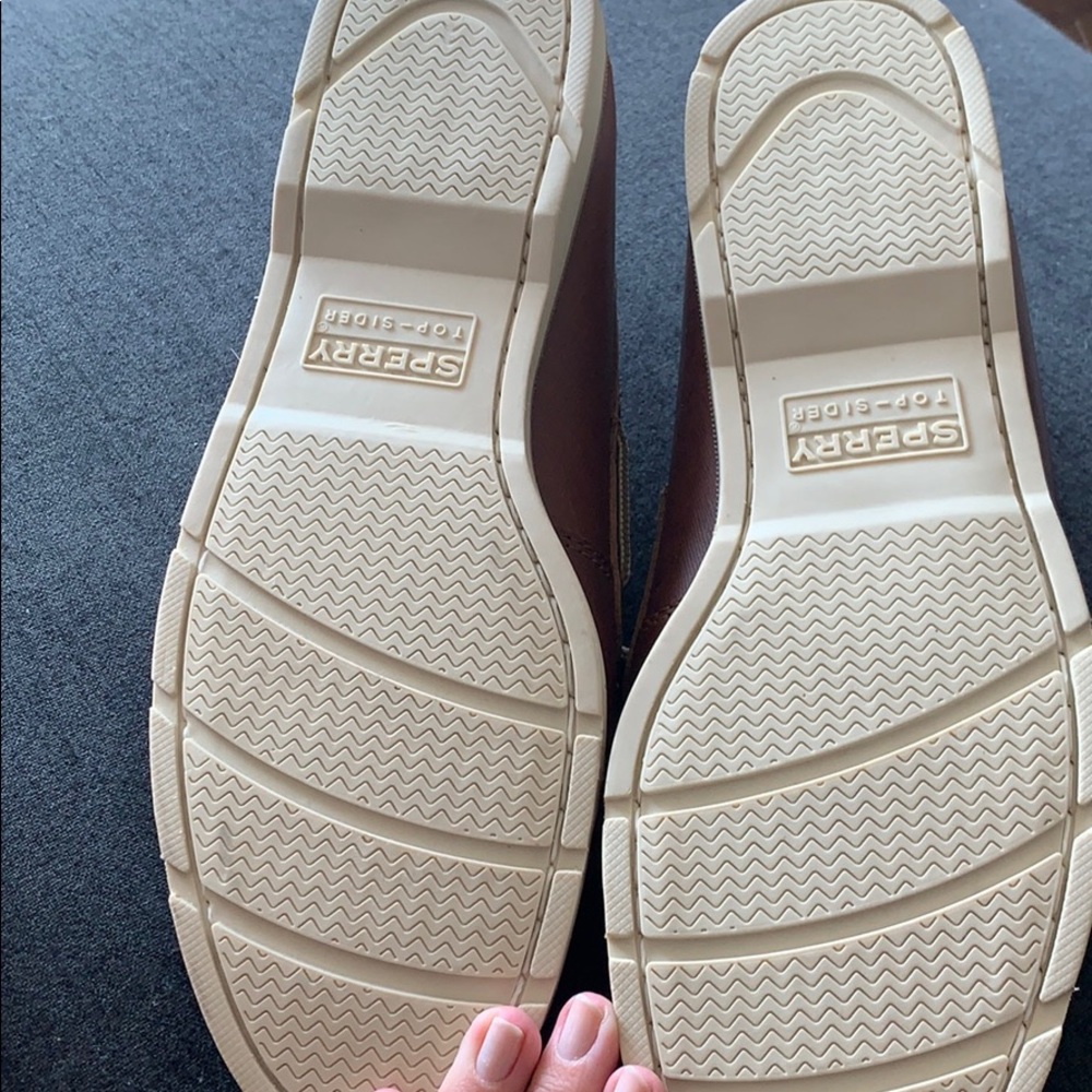 Sperry Top Slider- Dark Tan Leather - Picture 5 of 5